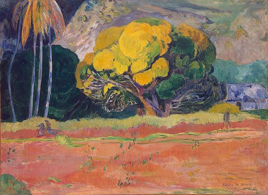 Paul Gauguin At the Foot of a Mountain china oil painting image